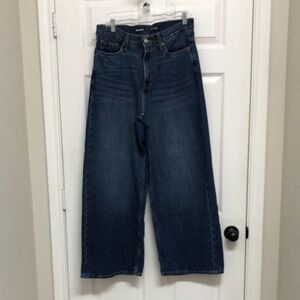 Old Navy Blue Flare Wide Leg Jeans